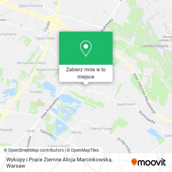 Mapa Wykopy i Prace Ziemne Alicja Marcinkowska