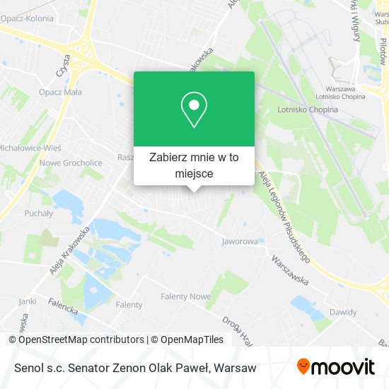 Mapa Senol s.c. Senator Zenon Olak Paweł