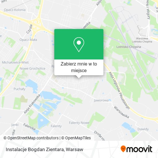 Mapa Instalacje Bogdan Zientara