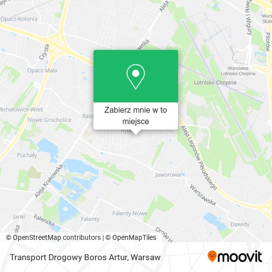 Mapa Transport Drogowy Boros Artur