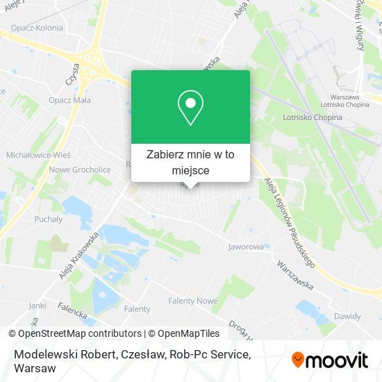 Mapa Modelewski Robert, Czesław, Rob-Pc Service