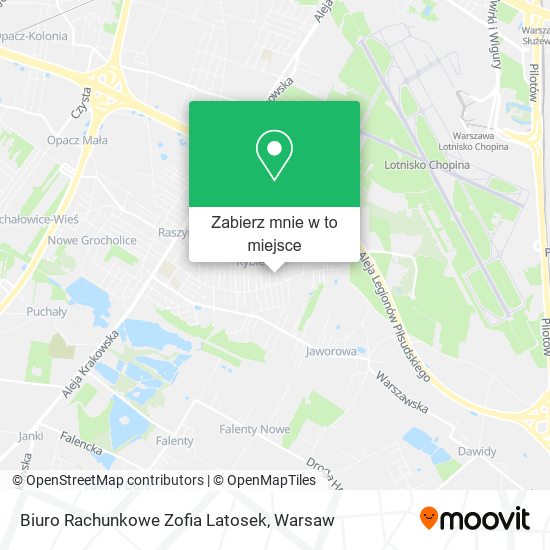 Mapa Biuro Rachunkowe Zofia Latosek