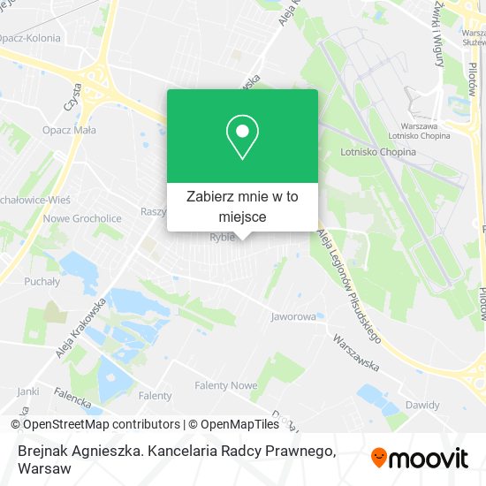 Mapa Brejnak Agnieszka. Kancelaria Radcy Prawnego