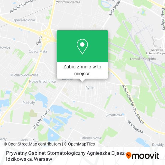 Mapa Prywatny Gabinet Stomatologiczny Agnieszka Eljasz-Idzikowska