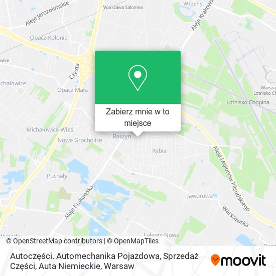 Mapa Autoczęści. Automechanika Pojazdowa, Sprzedaż Części, Auta Niemieckie