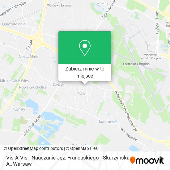 Mapa Vis-A-Vis - Nauczanie Jęz. Francuskiego - Skarżyńska A.