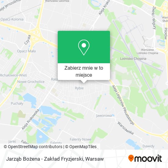 Mapa Jarząb Bożena - Zakład Fryzjerski