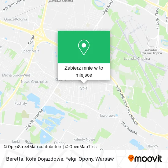 Mapa Beretta. Koła Dojazdowe, Felgi, Opony