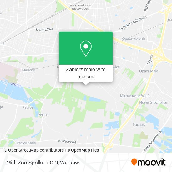 Mapa Midi Zoo Spolka z O.O