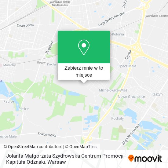 Mapa Jolanta Małgorzata Szydłowska Centrum Promocji Kapituła Odznaki