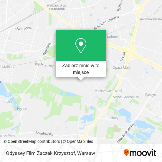 Mapa Odyssey Film Żaczek Krzysztof