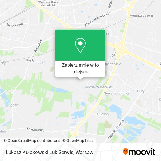 Mapa Łukasz Kułakowski Luk Serwis