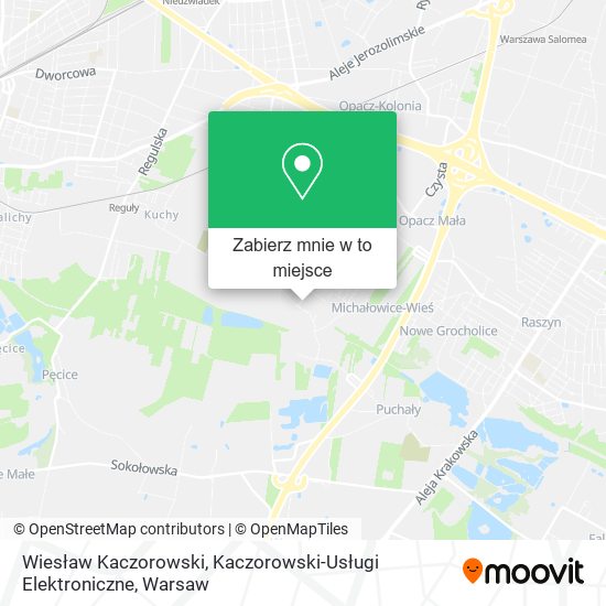 Mapa Wiesław Kaczorowski, Kaczorowski-Usługi Elektroniczne