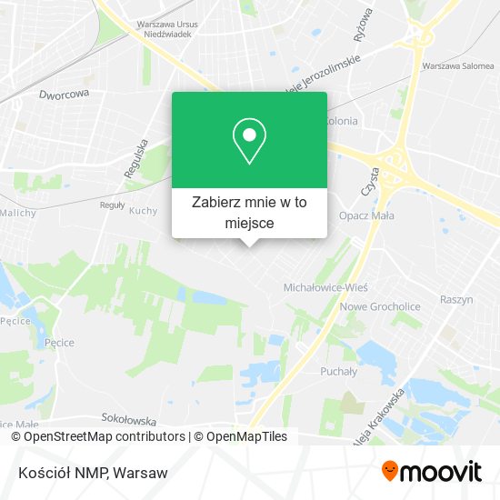 Mapa Kościół NMP