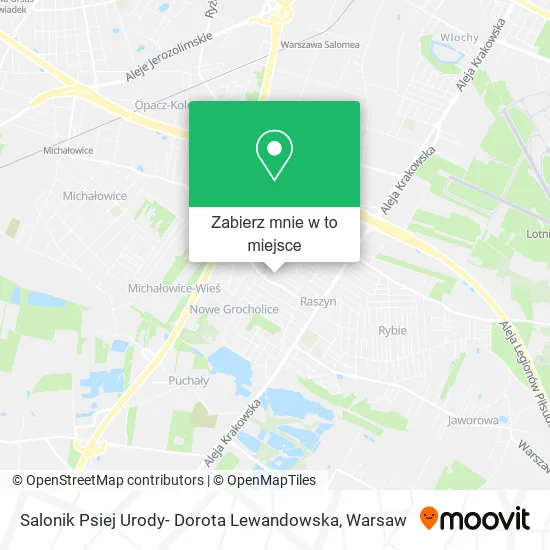 Mapa Salonik Psiej Urody- Dorota Lewandowska