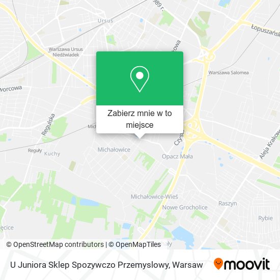 Mapa U Juniora Sklep Spozywczo Przemyslowy