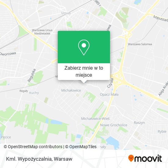 Mapa Kml. Wypożyczalnia