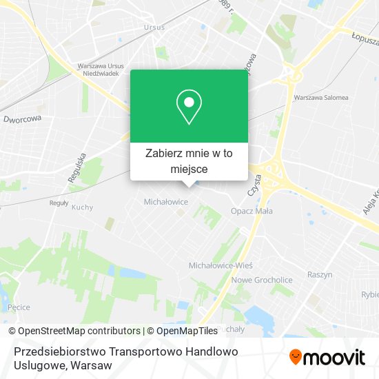 Mapa Przedsiebiorstwo Transportowo Handlowo Uslugowe