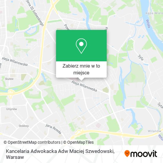 Mapa Kancelaria Adwokacka Adw Maciej Szwedowski