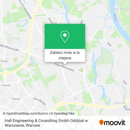 Mapa Hafi Engineering & Consulting Gmbh Oddział w Warszawie