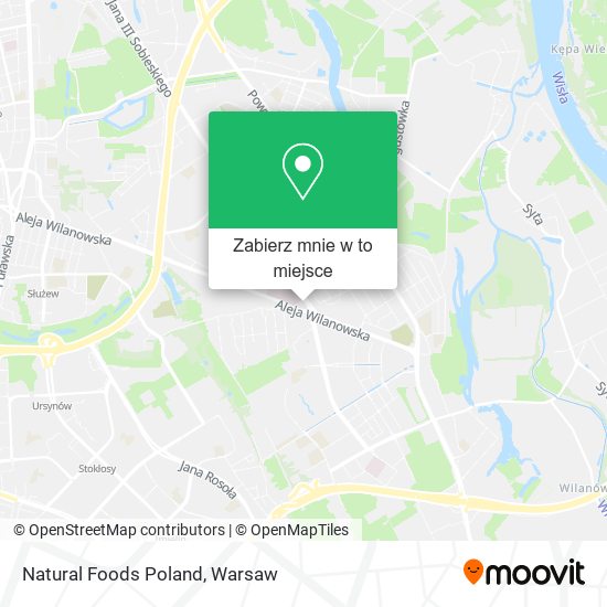 Mapa Natural Foods Poland