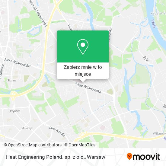 Mapa Heat Engineering Poland. sp. z o.o.