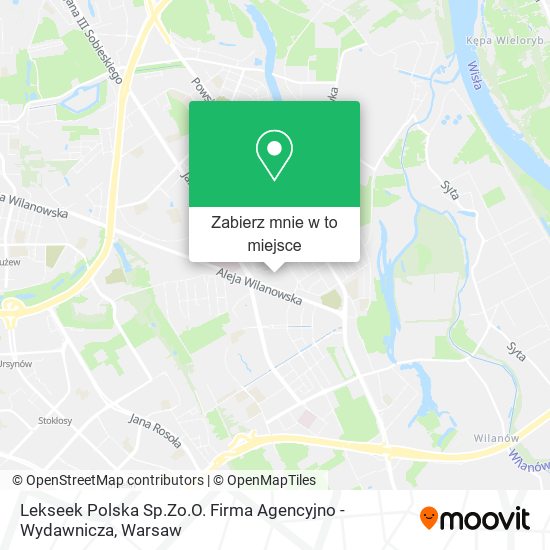 Mapa Lekseek Polska Sp.Zo.O. Firma Agencyjno - Wydawnicza