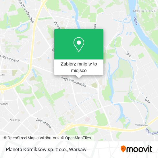 Mapa Planeta Komiksów sp. z o.o.