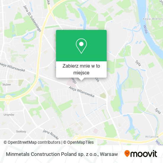 Mapa Minmetals Construction Poland sp. z o.o.