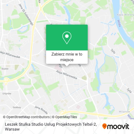 Mapa Leszek Stułka Studio Usług Projektowych Teltel-2