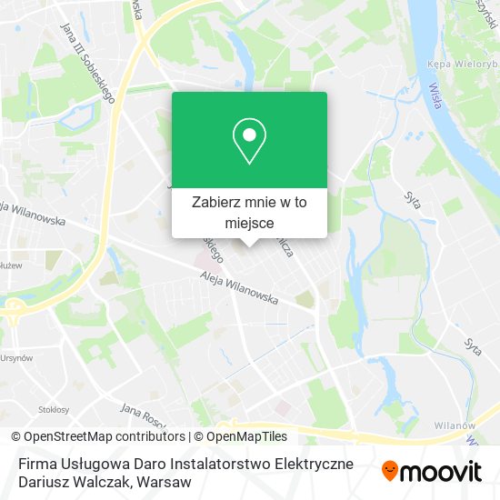 Mapa Firma Usługowa Daro Instalatorstwo Elektryczne Dariusz Walczak