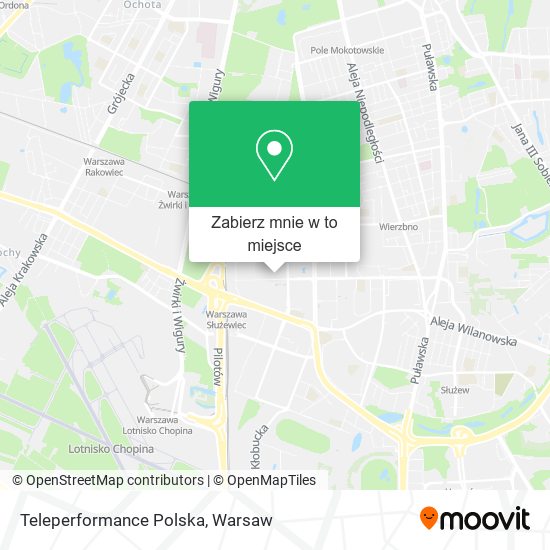 Mapa Teleperformance Polska