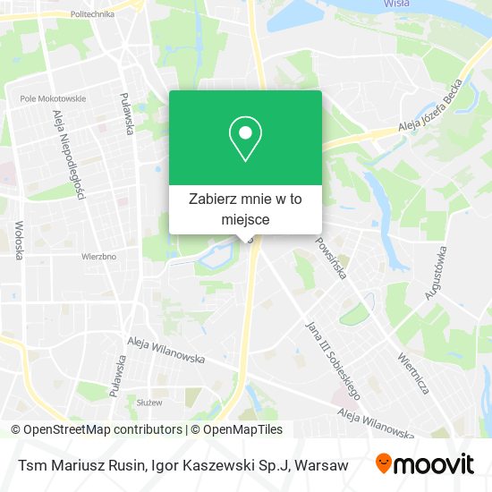 Mapa Tsm Mariusz Rusin, Igor Kaszewski Sp.J