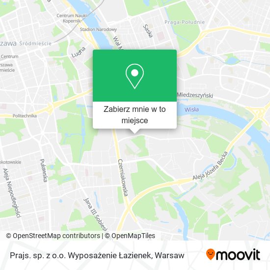 Mapa Prajs. sp. z o.o. Wyposażenie Łazienek