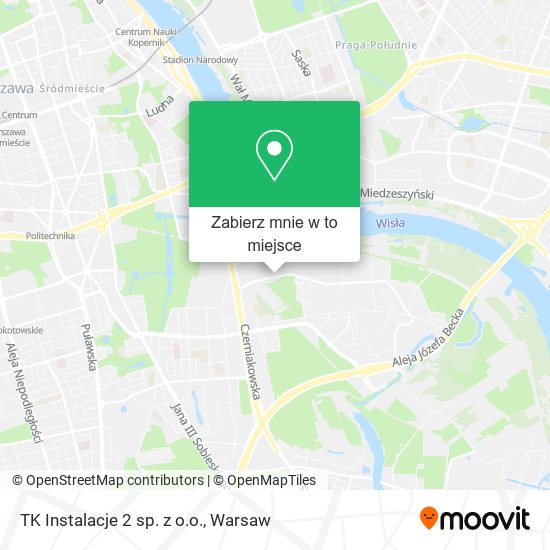 Mapa TK Instalacje 2 sp. z o.o.