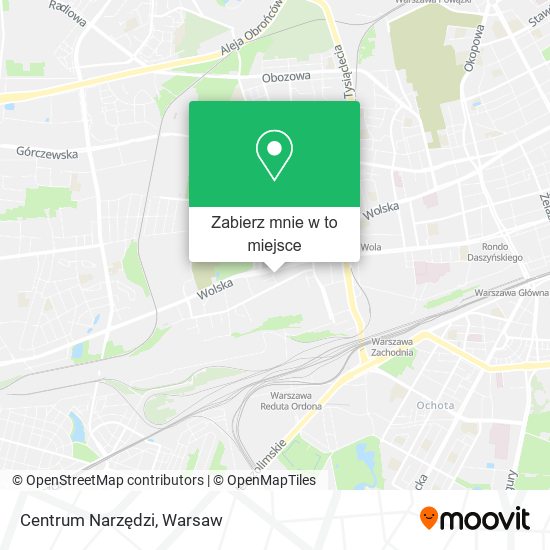 Mapa Centrum Narzędzi