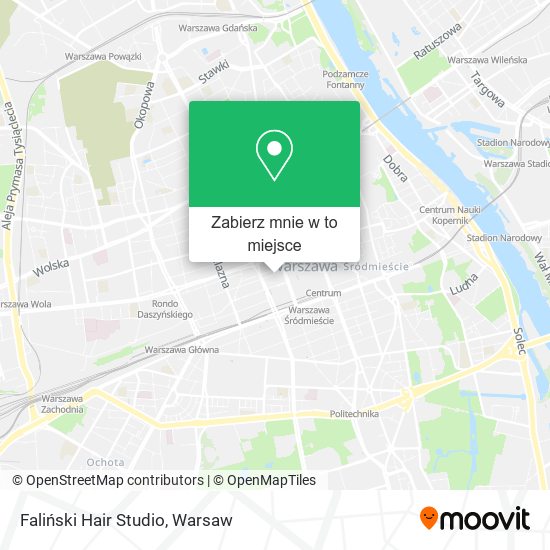 Mapa Faliński Hair Studio