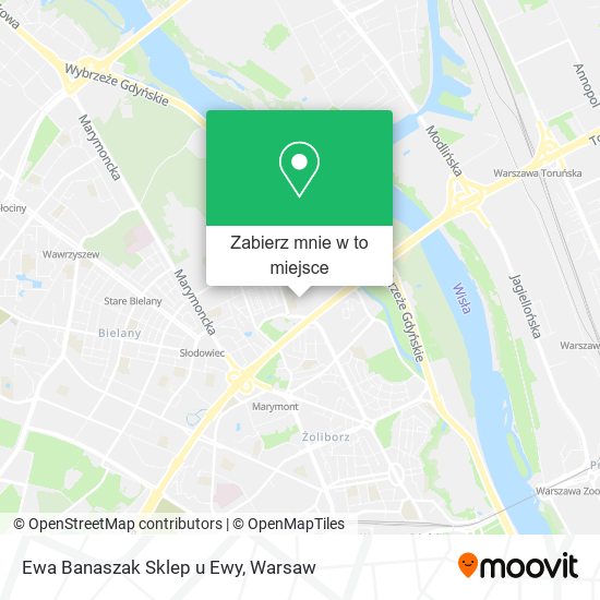 Mapa Ewa Banaszak Sklep u Ewy