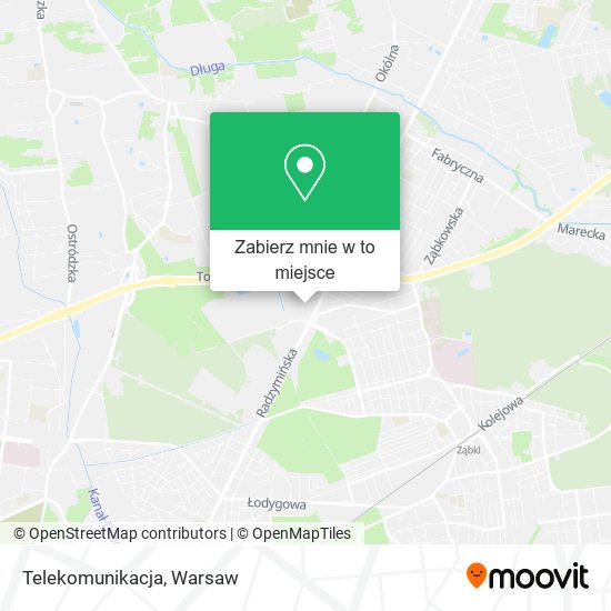 Mapa Telekomunikacja