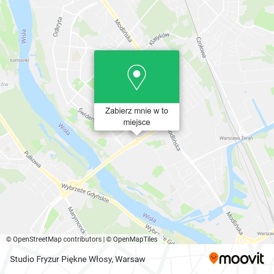 Mapa Studio Fryzur Piękne Włosy