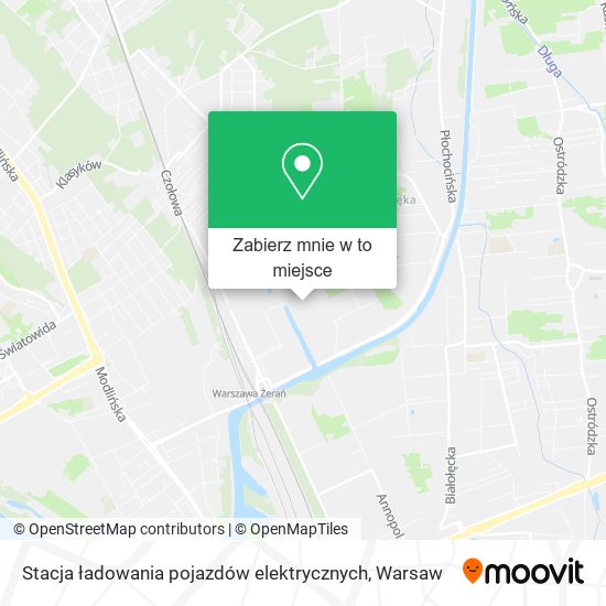 Mapa Stacja ładowania pojazdów elektrycznych