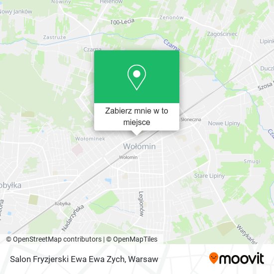 Mapa Salon Fryzjerski Ewa Ewa Zych