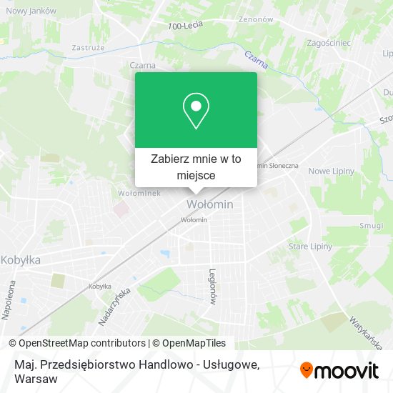 Mapa Maj. Przedsiębiorstwo Handlowo - Usługowe