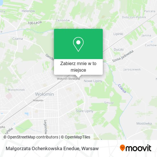 Mapa Małgorzata Ochenkowska Enedue