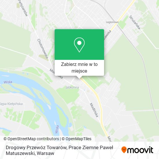 Mapa Drogowy Przewóz Towarów, Prace Ziemne Paweł Matuszewski