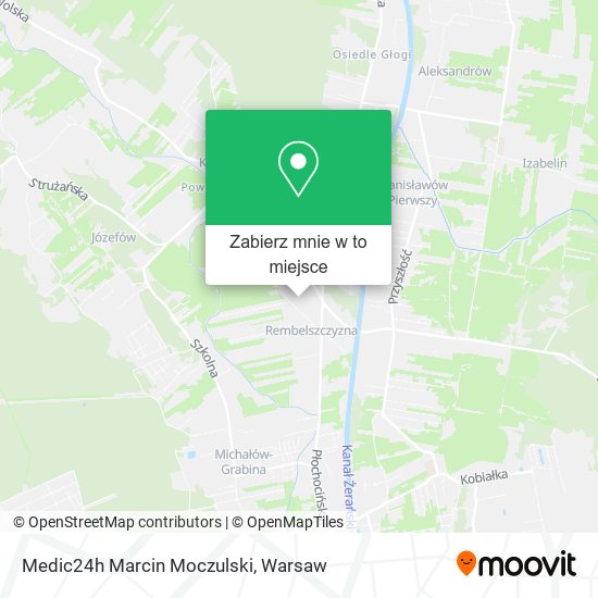 Mapa Medic24h Marcin Moczulski