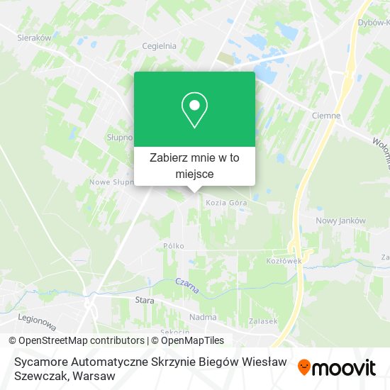 Mapa Sycamore Automatyczne Skrzynie Biegów Wiesław Szewczak