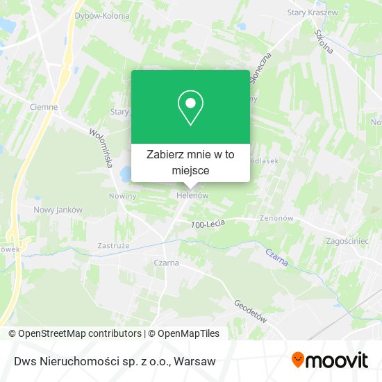 Mapa Dws Nieruchomości sp. z o.o.