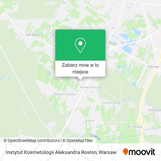 Mapa Instytut Kosmetologii Aleksandra Rosłon