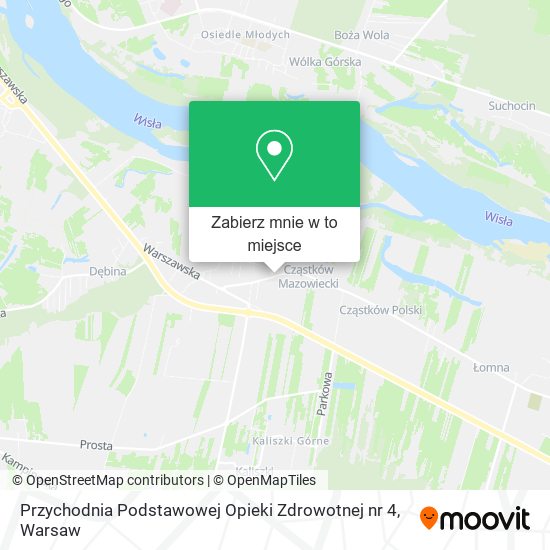 Mapa Przychodnia Podstawowej Opieki Zdrowotnej nr 4